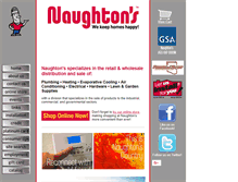 Tablet Screenshot of naughtons.com