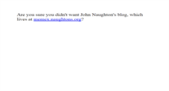 Desktop Screenshot of naughtons.org