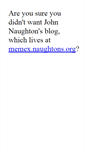 Mobile Screenshot of naughtons.org